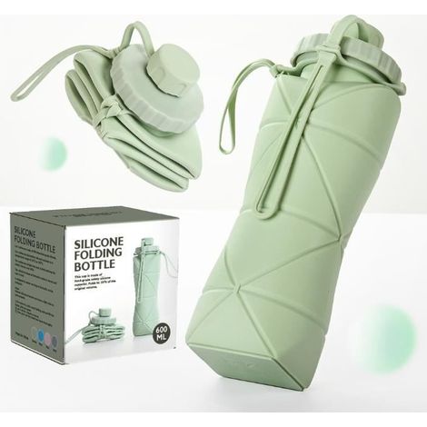 Borraccia pieghevole in silicone (1/4)