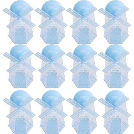 Lot de 12 boîtes à bonbons en forme de moulin à vent, en plastique, pour cadeaux de mariage et décoration de baby shower (1/5)
