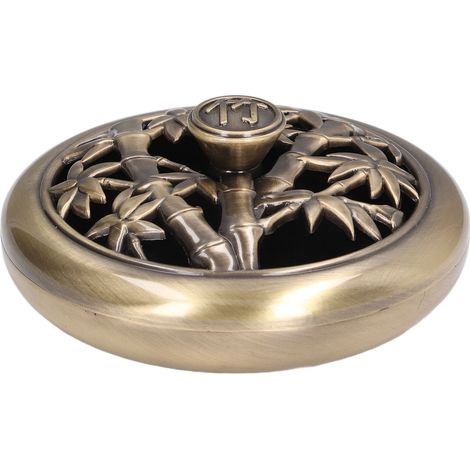 Support de brûle-encens en alliage métallique, bol vintage pour bâtons d'encens, pour salon, chambre et bureau (366) (1/5)