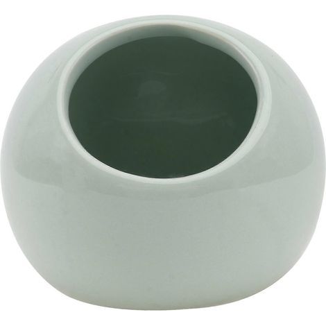 Nid rafraîchissant d'été pour hamster (1 pièce), lit de couchage en céramique, accessoire pratique pour animaux de compagnie-8.5x8.5cm-Light Green (1/3)