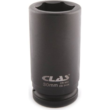 Douille choc 6 pans longue 30mm 3/4" Cr-Mo - OS 3434 - CLAS Equipements