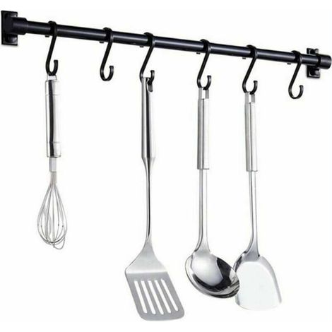 Crochet de cuisine de style européen ustensiles de cuisine suspendus barre de mise en page rack espace de poinçonnage gratuit fabricant de rack de planche à découper en aluminium 1pc (1/4)