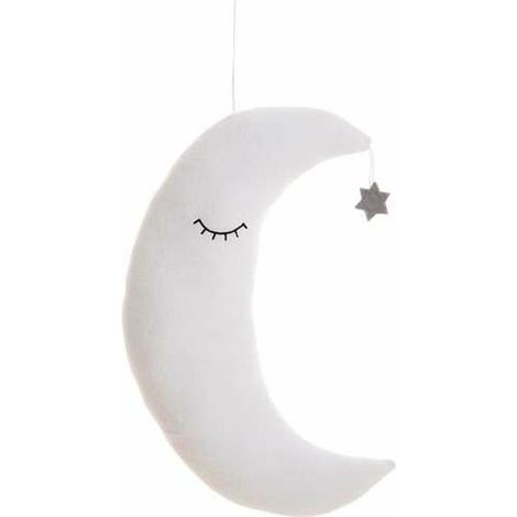 Cuscino Luna Bianco 38 x 30 cm
