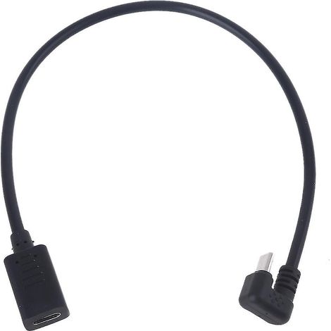 Câble de charge à 180 degrés de type C femelle vers micro USB mâle pour appareils micro USB