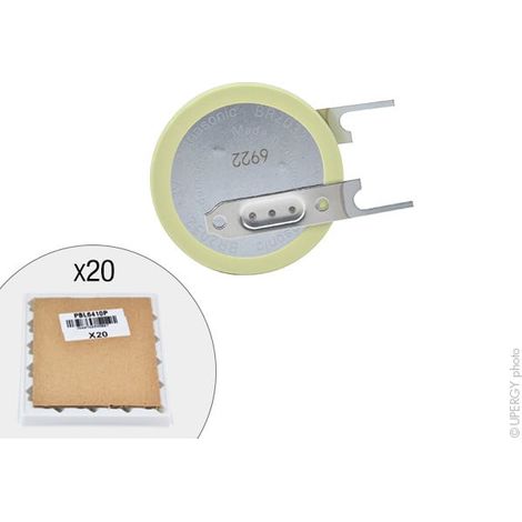 Panasonic - Pile bouton lithium BR2032/VCN PANASONIC 3V 190mAh