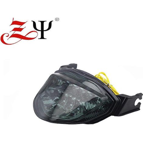 Applicable à GSX-R1000 K5 05-06 : Feu arrière à LED modifié avec fonction de clignotant et de freinage - Couleur : Thé (1/4)