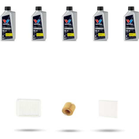 Kit tagliando 3 FILTRI e 5L OLIO compatibile con Toyota Auris II (E180) 1.8 103kw Dal 2016 al 2018 (1/5)