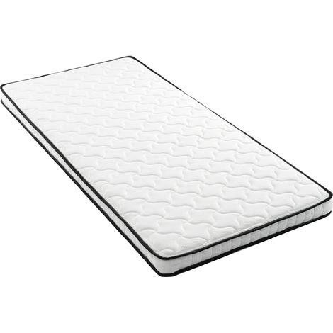 Matelas à ressorts, dimensions : 90 × 200 cm, épaisseur : 10 cm, niveau de fermeté : H3, avec modules ergonomiques et soutien lombaire  matelas roulé