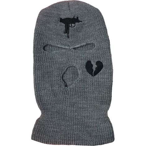Passage de ski tricoté 3 trous couvre-visage anti-vent respirant pour homme femme, cyclisme course, froid. (1/5)