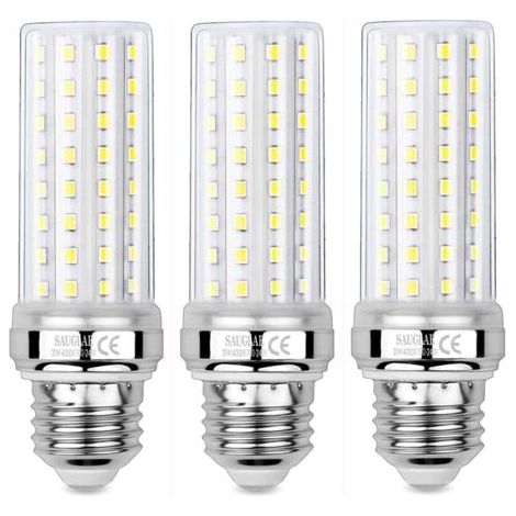 3 Pièces Ampoules de Maïs LED 20W, Équivalent 150W Ampoule Incandescente, 2300LM, 4000K Blanc Neutre, Ampoules à E27 Vis Edison (1/4)