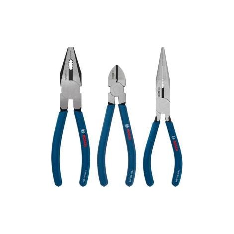 Bosch Zangen-Set tauchbeschichtete rutschfeste Griffe 3-tlg. - 1600A03DN3 (1/4)