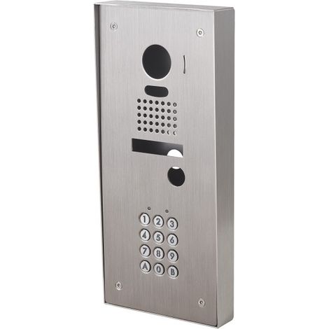 Façade inox saillie & clavier codé pour kit enc. JP & JO 130234 - AIPHONE KJKS