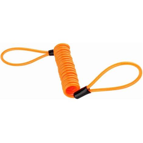 Disc lock reminder, orange safety reminder for motorcycles (1/4)