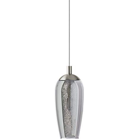 Lampadario A Sospensione Moderno Farsala Acciaio Nichel Satinato 1 Luce G9 3W (1/4)