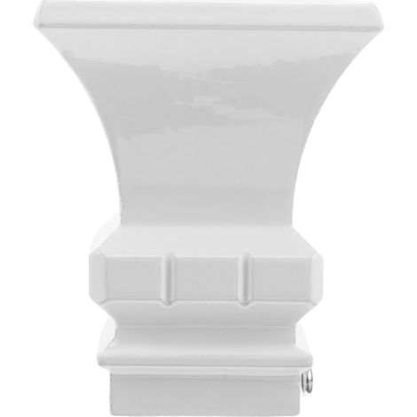 Embouts de Tringle à Rideaux en Fer Blanc, Tête Carrée, Décoratifs et Robustes pour Chambre, Salon Cuisine, Accessoires Universels pour Habillages et Quincaillerie de Fenêtres (1/5)