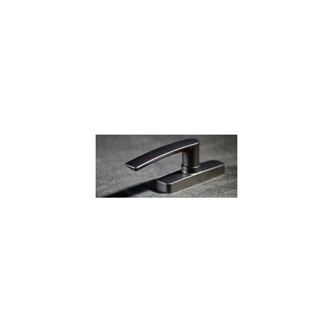 Poignée Eos entraxe 43 mm longueur du carré 23 mm finition gris anthracite RAL 7016 satiné - FAPIM SPA
