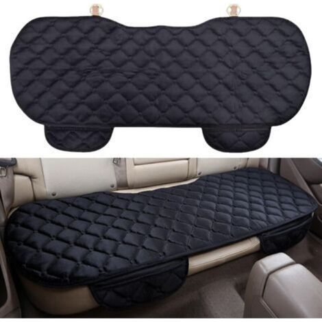Coussin de Siège Automobile en Velours pour Protection Arrière et Avant, Idéal pour Animaux, Noir, 1 Place (1/5)