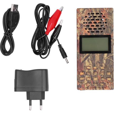 BK1526MIX EU-Stecker 110–220 V, wiederaufladbarer elektronischer Lockruf mit verschiedenen Tönen, Jagdausrüstung (1/5)