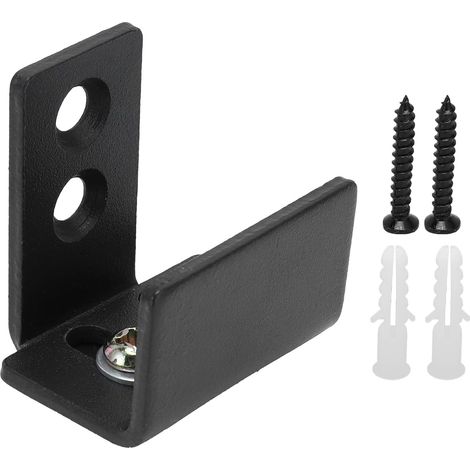 Kit de guidage au sol porte grange acier carbone robuste durable (1/5)