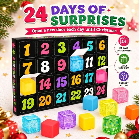 Calendrier de l'Avent 2026 – 24 jours de surprises – Le cadeau idéal pour les enfants, filles et garçons