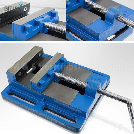 Universal Maschinenschraubstock 125mm Schraubstock Säulen Tisch Stand Bohrmaschine
