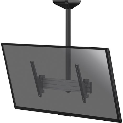 Support plafond inclinable pour 1 écran TV 43''-55'' - Hauteur 100 cm (1/3)