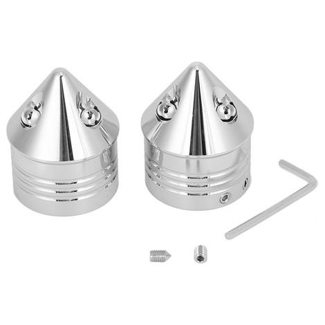 Capuchon d'essieu avant en alliage d'aluminium, couvercle d'écrou universel, réaménagement de moto adapté pour VRSC XG XL (1/5)