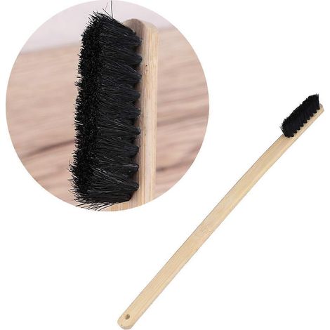Brosse pour jantes de voiture avec manche en bois, compatible avec les brosses de nettoyage de jantes de voiture (1/5)