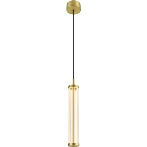 [NEUWERTIG] B-Ware SLV QUIMERA PD PHASE 2700/3000K Pendelleuchte Pendellänge 150 cm messing Lampe (1/2)