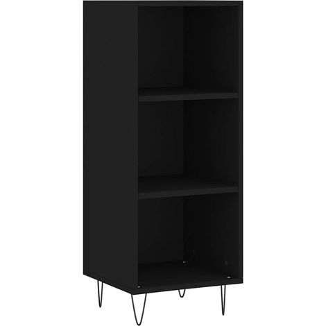 Maison Exclusive - Credenza Nera 34,5x32,5x90 cm in Legno Multistrato (1/5)