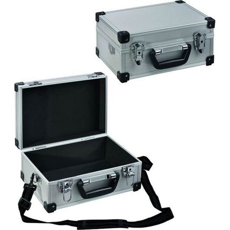 Vigor 4054503 Junior Valigetta Porta Utensili Elettricista in Alluminio Interno Morbido con Tracolla 32x23x15 cm