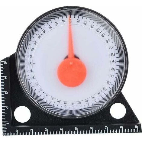 Mini-inclinomètre avec base magnétique – outil de mesure d’angle, niveau de pente, détecteur d’inclinaison et rapporteur d’angle pour bricolage, menuiserie et construction