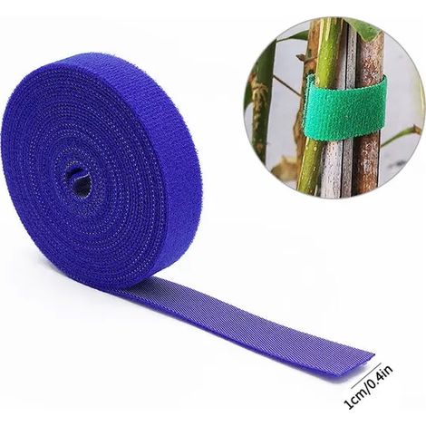 Liens pour plantes en nylon avec ficelles, attaches et sangles en bambou réutilisables, accessoires de jardinage et de jardinage. (1/5)