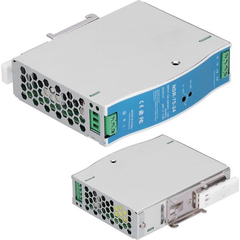 Alimentation sur rail industrielle NDR-75-24, 3,2 A, 76,8 W, interrupteur d'alimentation sur rail, 100-240 V CA (1/5)