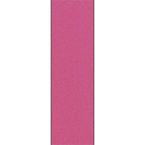 Zerbino d'ingresso moderno rettangolare 120 x 400 cm antiscivolo per interni/esterni in poliammide rosa 020057946