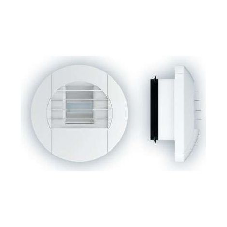 Anjos Ventilation – Bouche VMC hygroréglable 125 mm – 1714 – ALIZE HYGRO TEMPO à piles 10/45/120 HCP04 – Pour cuisines collectives