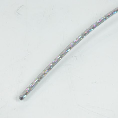 Un mètre de gaine lazer chrome 26/10 petite Tun'R pour moto (1/2)