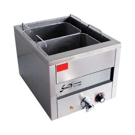 Cuiseur à pâtes électrique PRO 2 paniers portions, cuve 15 litres, 3600 W, 220 V - MONO