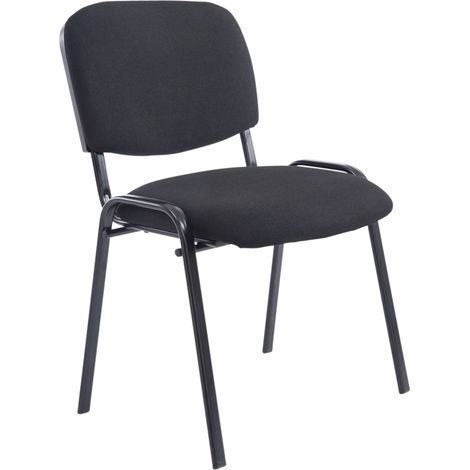 Sedia impilabile XL Ken Tessuto nero