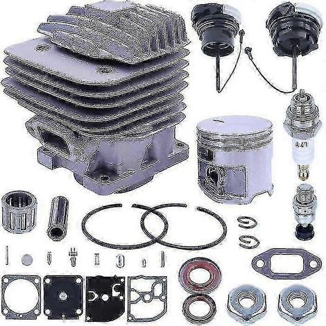 Kit cylindre-piston 44,7 mm, carburateur, pièces de rechange pour tronçonneuse Stihl MS261, MS 261 et MS261C (référence 1141 020 1140). (1/3)