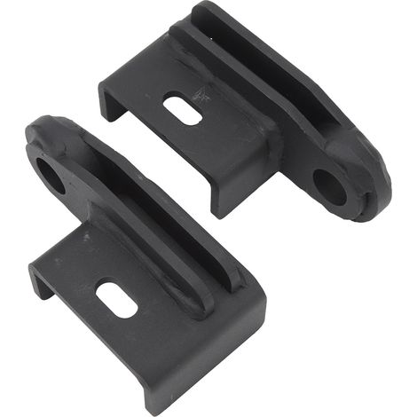 paire de supports de crochet de remorquage avant, fixations en D pour pare-chocs, compatibles avec Tacoma 2009 à 2023, noir (1/5)