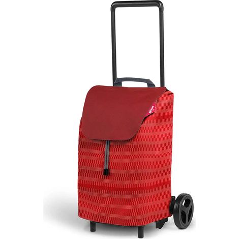 Carrello Spesa Easy Rosso L 40 34X45 H 96 Gimi (1/10)