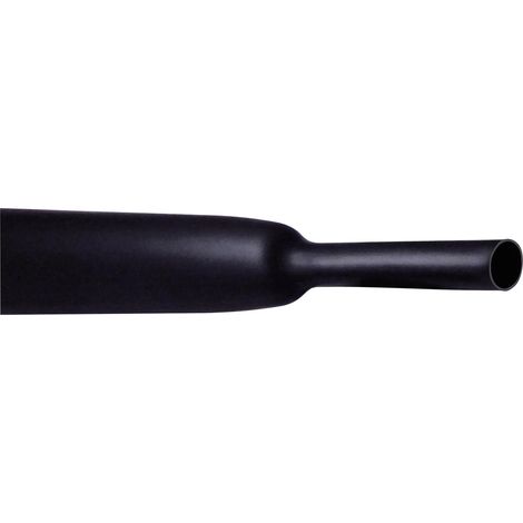 CellPack 145130 Schrumpfschlauch ohne Kleber Schwarz 38.10 mm 19.10 mm Schrumpfrate:2:1 1 m