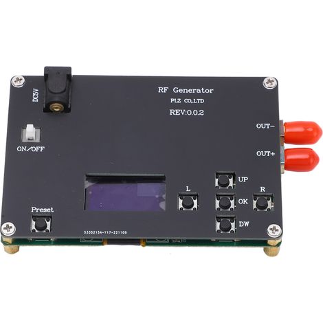 Générateur de signaux 5V large bande 23.5MHz-6GHz, kit module avec affichage OLED, source de fréquence pour test électronique (1/5)