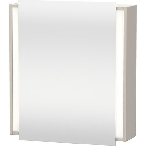 Duravit KETHO specchiera 180x650x750mm apertura destra tortora