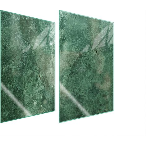 GLASSCHUTZPLATTE FÜR KÜCHE 2x35x52 TÜRKIS (1/5)