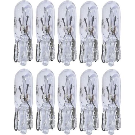 Enowelir Lot de 10 ampoules T5 12V 1.2W pour tableau de bord (1/3)