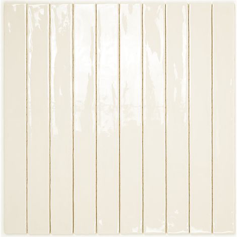 Carrelage Mur Ceramic Connection Beige Brillante 5x50 cm