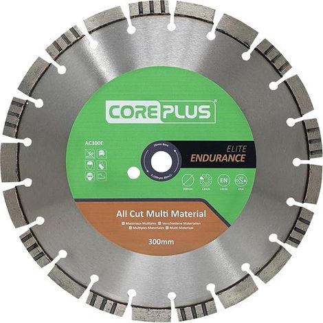 CorePlus AC300E Elite Diamond Blade 300mm