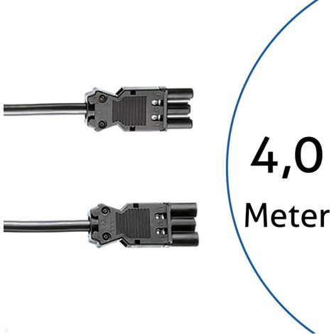 Bachmann 375.0551 cable de transmisión Negro 4 m GST18 (1/3)